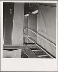 Interior of shower bath unit. FSA (Farm Security Administration) camp. Merrill, Klamath County, Oregon