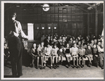 Sunday school. Tulare migrant camp. Visalia, California