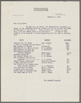 Administrative Correspondence