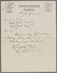College Fraternity Symposium Correspondence
