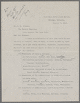College Fraternity Symposium Correspondence