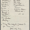 Letters from Secretaries of Senior Classes in College