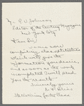 Letters from Secretaries of Senior Classes in College