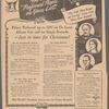 Victor Records newspaper advertisement