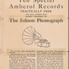 Ten Special Amberol Records