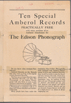 Ten Special Amberol Records
