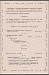 The National Broadcasting Company Present Arturo Toscanini conducting the NBC Symphony Orchestra: All-Debussy Program