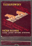 Victor Records promotional matchbook