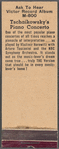Victor Records promotional matchbook