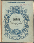 Brahms. Symphonies, no.1, op. 68, C minor