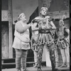 Zero Mostel, Ron Holgate and unidentified others in the 1962 stage production A Funny Thing Happened on the Way to the Forum