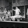 Myrna White, Jack Gilford [reclining] Zero Mostel, Ron Holgate and unidentified others in the stage production A Funny Thing . . . Forum