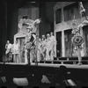 John Carradine, Zero Mostel, Ron Holgate and unidentified others in the 1962 stage production A Funny Thing Happened on the Way to the Forum