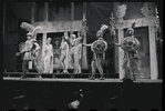 Ron Holgate, Myrna White and unidentified others in the 1962 stage production A Funny Thing Happened on the Way to the Forum