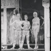 Myrna White and unidentified others in the 1962 stage production A Funny Thing Happened on the Way to the Forum