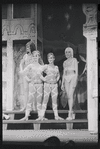 Myrna White and unidentified others in the 1962 stage production A Funny Thing Happened on the Way to the Forum