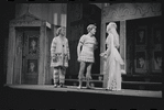 Jack Gilford, Patrick Fox, and Karen Black in the 1962 stage production of A Funny Thing Happened on the Way to the Forum