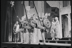 John Carradine and unidentified others in the 1962 stage production of A Funny Thing Happened on the Way to the Forum