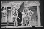 Ron Holgate and unidentified others in the 1962 stage production A Funny Thing Happened on the Way to the Forum