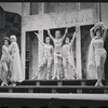 Myrna White and unidentified others in the 1962 stage production A Funny Thing Happened on the Way to the Forum