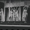 Myrna White and unidentified others in the 1962 stage production A Funny Thing Happened on the Way to the Forum