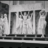 Myrna White and unidentified others in the 1962 stage production A Funny Thing Happened on the Way to the Forum