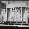 Myrna White and unidentified others in the 1962 stage production A Funny Thing Happened on the Way to the Forum