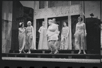 Myrna White, Zero Mostel and unidentified others in the 1962 stage production A Funny Thing Happened on the Way to the Forum