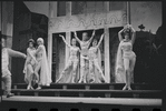 Zero Mostel, Myrna White and unidentified others in the 1962 stage production A Funny Thing Happened on the Way to the Forum