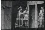Ruth Kobart, Jack Gilford and David Burns in the 1962 stage production of A Funny Thing Happened on the Way to the Forum