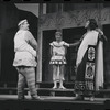 Zero Mostel, Patrick Fox, and John Carradine in the 1962 stage production A Funny Thing Happened on the Way to the Forum