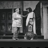 Patrick Fox, Zero Mostel and John Carradine in the 1962 stage production A Funny Thing Happened on the Way to the Forum