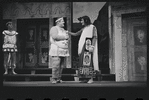 Patrick Fox, Zero Mostel and John Carradine in the 1962 stage production A Funny Thing Happened on the Way to the Forum