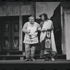 Patrick Fox, Zero Mostel and John Carradine in the 1962 stage production A Funny Thing Happened on the Way to the Forum