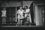 Patrick Fox, Zero Mostel and John Carradine in the 1962 stage production A Funny Thing Happened on the Way to the Forum