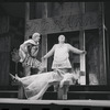 Jack Gilford [reclining] Ron Holgate and Zero Mostel in the 1962 stage production A Funny Thing Happened on the Way to the Forum