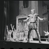 Myrna White, Ron Holgate, Jack Gilford [reclining] and unidentified others in the 1962 stage production A Funny Thing Happened on the Way to the Forum