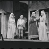 Ruth Kobart, David Burns, Raymond Walburn, Karen Black, and unidentified in the stage production A Funny Thing Happened on the Way to the Forum