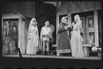 Ruth Kobart, David Burns, Raymond Walburn, Karen Black, and unidentified in the stage production A Funny Thing Happened on the Way to the Forum