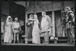 Ruth Kobart, David Burns, Raymond Walburn, Karen Black, Zero Mostel, Ron Holgate and unidentified in the stage production A Funny Thing Happened on the Way to the Forum