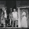 Ron Holgate, Zero Mostel, Jack Gilford, Raymond Walburn and unidentified others in the stage production A Funny Thing Happened on the Way to the Forum