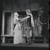 Karen Black, Ron Holgate, and unidentified in the 1962 stage production A Funny Thing Happened on the Way to the Forum