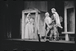 Ruth Kobart, David Burns and Ron Holgate in the 1962 stage production A Funny Thing Happened on the Way to the Forum