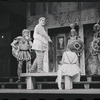 Ruth Kobart, Ron Holgate, Zero Mostel, Jack Gilford and unidentified others in the 1962 stage production A Funny Thing Happened on the Way to the Forum