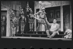 Ron Holgate, Zero Mostel and unidentified others and Jack Gilford in the 1962 stage production A Funny Thing Happened on the Way to the Forum