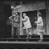 Ron Holgate, Zero Mostel, Jack Gilford and unidentified others in the 1962 stage production A Funny Thing Happened on the Way to the Forum