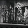 Ron Holgate, Zero Mostel and unidentified others in the 1962 stage production A Funny Thing Happened on the Way to the Forum