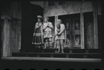 Ruth Kobart, Jack Gilford and David Burns in the 1962 stage production of A Funny Thing Happened on the Way to the Forum