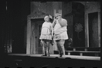 David Burns and Zero Mostel in the 1962 stage production A Funny Thing Happened on the Way to the Forum