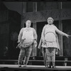 Zero Mostel and David Burns in the 1962 stage production A Funny Thing Happened on the Way to the Forum